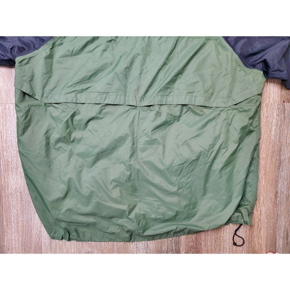Guide Series Waterproof Men's 2XL Green Jacket Raincoat Vented Hood Zip Pockets - Picture 11 of 11